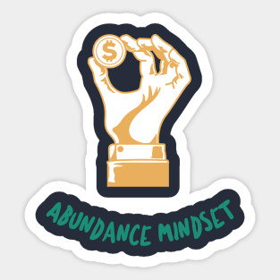 Abundance Mindset finance mindset Sticker